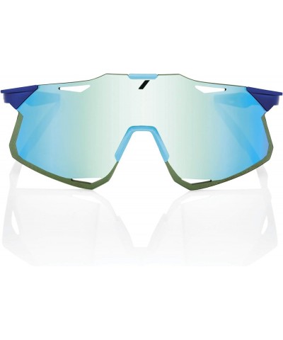 Hypercraft Sport Performance Sunglasses - Sport and Cycling Eyewear Matte Metallic Into the Fade - Blue Topaz Multilayer Mirr...