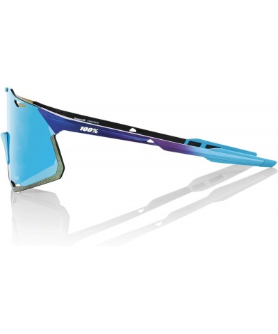 Hypercraft Sport Performance Sunglasses - Sport and Cycling Eyewear Matte Metallic Into the Fade - Blue Topaz Multilayer Mirr...