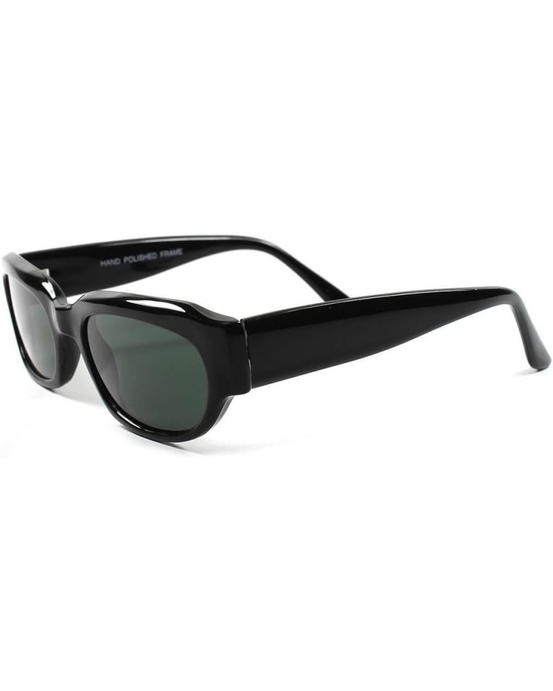 Classic Mens Womens Vintage Retro Fashion Small Rectangle Sunglasses Black $9.71 Rectangular