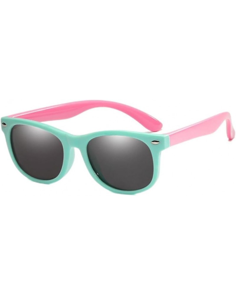 Kids Polarized Sunglasses Green Pink $8.09 Designer