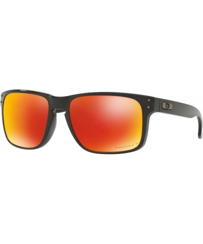 Holbrook Sunglasses Polished Black with Prizm Ruby Polarized Lens + Sticker $90.20 Wayfarer