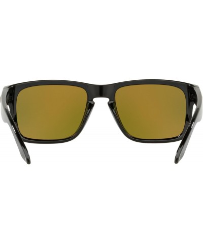 Holbrook Sunglasses Polished Black with Prizm Ruby Polarized Lens + Sticker $90.20 Wayfarer