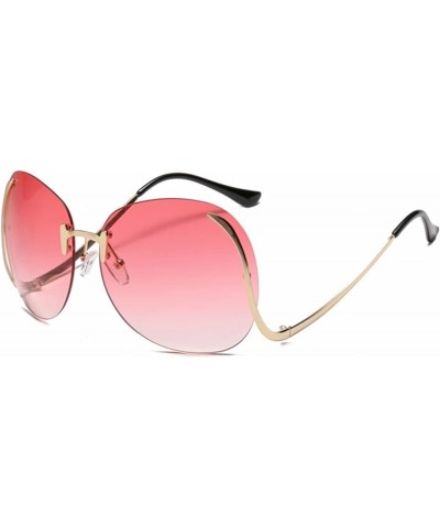 Frameless Fashion Woman Vacation Beach Decorative Sunglasses (Color : 6, Size : 1) 1 2 $16.15 Designer