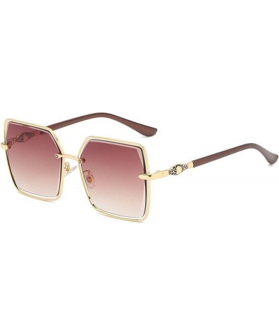 Big Frame Street Fashion Sunglasses Men and Women (Color : A, Size : Medium) Medium G $19.75 Designer