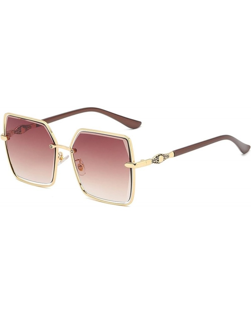 Big Frame Street Fashion Sunglasses Men and Women (Color : A, Size : Medium) Medium G $19.75 Designer