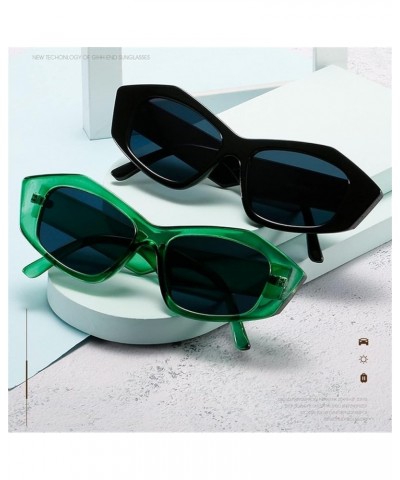 Cat Eye Woman Fashion Sunglasses Driving Outdoor Vacation (Color : E, Size : Medium) Medium B $24.66 Designer