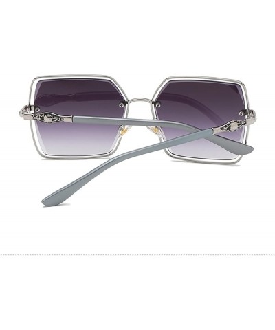 Big Frame Street Fashion Sunglasses Men and Women (Color : A, Size : Medium) Medium G $19.75 Designer