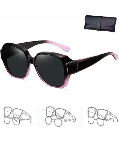 Maysprings Snap Shades Sunglasses, Maysprings Sunglasses Over Glasses, Sunglasses for Women Men Purple-b $9.84 Round