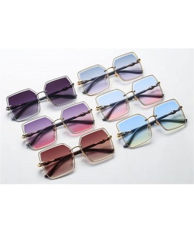 Big Frame Street Fashion Sunglasses Men and Women (Color : A, Size : Medium) Medium G $19.75 Designer