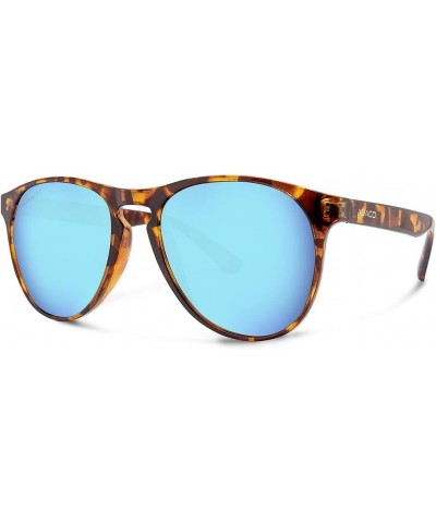 Logan Polarized Sunglasses Tortoise Caribbean Blue $28.60 Oval