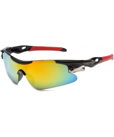 Sunglasses Road Bicycle Glasses Mountain Cycling Riding Protection Goggles Eyewear Bike Sun Glasses (Color : YELLOW WHITE) $3...