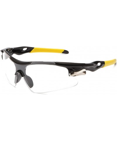 Sunglasses Road Bicycle Glasses Mountain Cycling Riding Protection Goggles Eyewear Bike Sun Glasses (Color : YELLOW WHITE) $3...