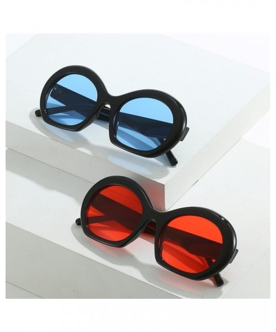 Oval Shaped Women's Sunglasses with Outdoor Holiday Photo Decoration (Color : B, Size : 1) 1 C $14.31 Designer