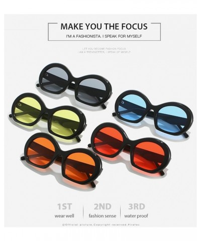 Oval Shaped Women's Sunglasses with Outdoor Holiday Photo Decoration (Color : B, Size : 1) 1 C $14.31 Designer