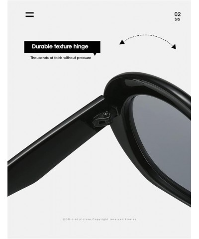 Oval Shaped Women's Sunglasses with Outdoor Holiday Photo Decoration (Color : B, Size : 1) 1 C $14.31 Designer