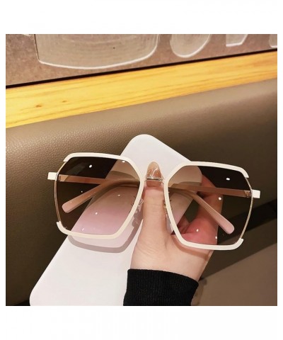 Large Frame Streetwear Sunglasses for Men and Women, Vacation Beach Party Sunglasses (Color : D, Size : Medium) Medium C $19....