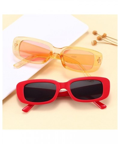 Simple Square Men And Women Outdoor Vacation Fashion Sunglasses Gift G $16.86 Designer