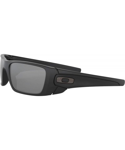 Men's OO9096 Fuel Cell Wrap Sunglasses Cerakote Graphite Black/Black Iridium Polarized $34.27 Rectangular