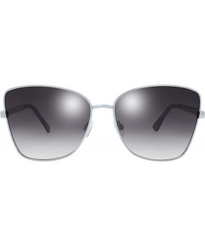 Classic Crystal Elegant Women Beauty Design Sunglasses Gift Box L176-silver Grey Gradient $9.17 Oval