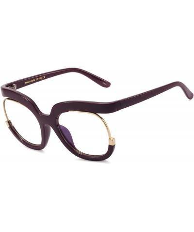 Large Frame Frame Glasses Men and Women Decorative (Color : C, Size : Medium) Medium C $16.51 Designer