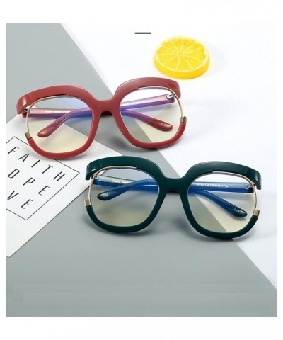 Large Frame Frame Glasses Men and Women Decorative (Color : C, Size : Medium) Medium C $16.51 Designer