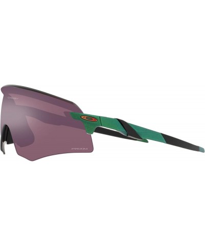 Men's Oo9472f Encoder Low Bridge Fit Rectangular Sunglasses Spectrum Gamma Green/Prizm Road Black $120.83 Rectangular