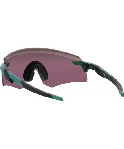 Men's Oo9472f Encoder Low Bridge Fit Rectangular Sunglasses Spectrum Gamma Green/Prizm Road Black $120.83 Rectangular