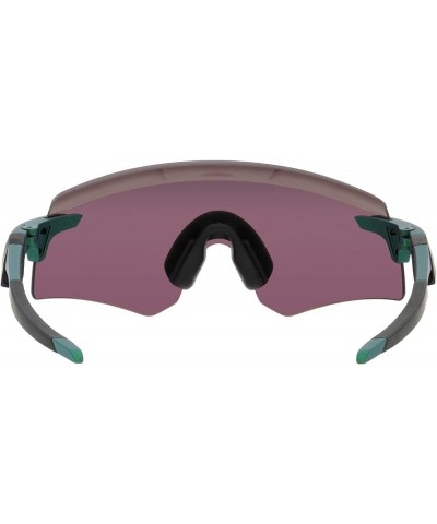 Men's Oo9472f Encoder Low Bridge Fit Rectangular Sunglasses Spectrum Gamma Green/Prizm Road Black $120.83 Rectangular