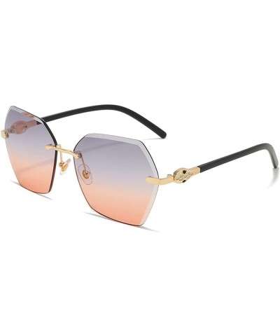 Ladies Gradient Lens Sunglasses Outdoor Sunshade Holiday Glasses (Color : E, Size : Medium) Medium A $17.60 Designer