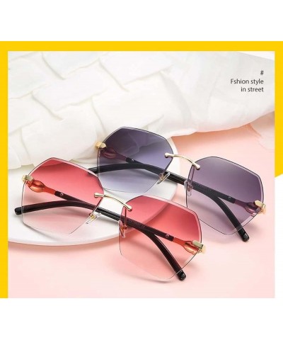 Ladies Gradient Lens Sunglasses Outdoor Sunshade Holiday Glasses (Color : E, Size : Medium) Medium A $17.60 Designer