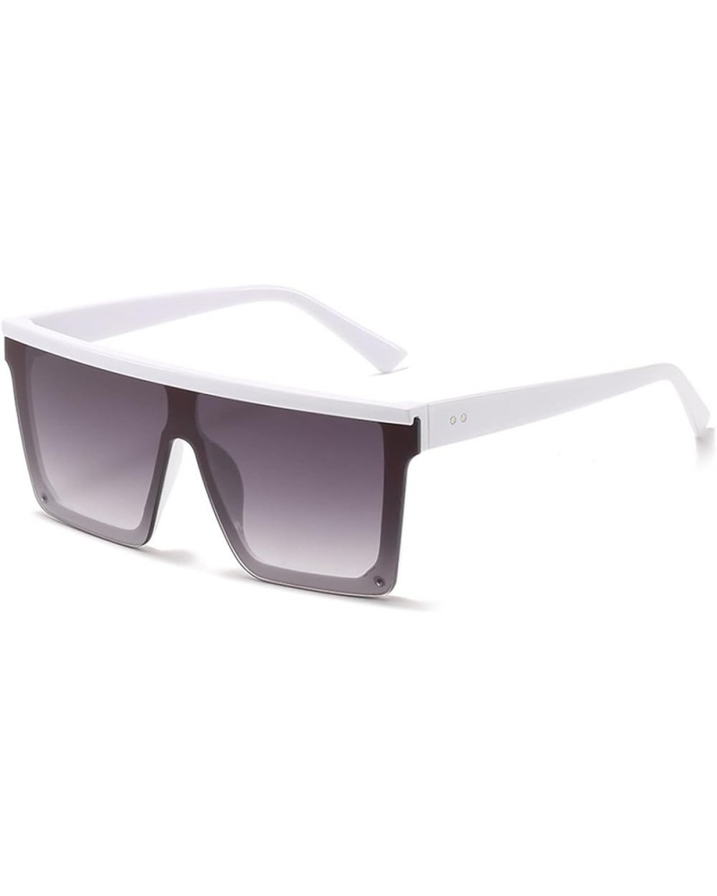 Large Frame Square Men and Women Sunglasses Fashion Outdoor Decorative Sunglasses (Color : 1, Size : 1) 1 2 $12.92 Designer