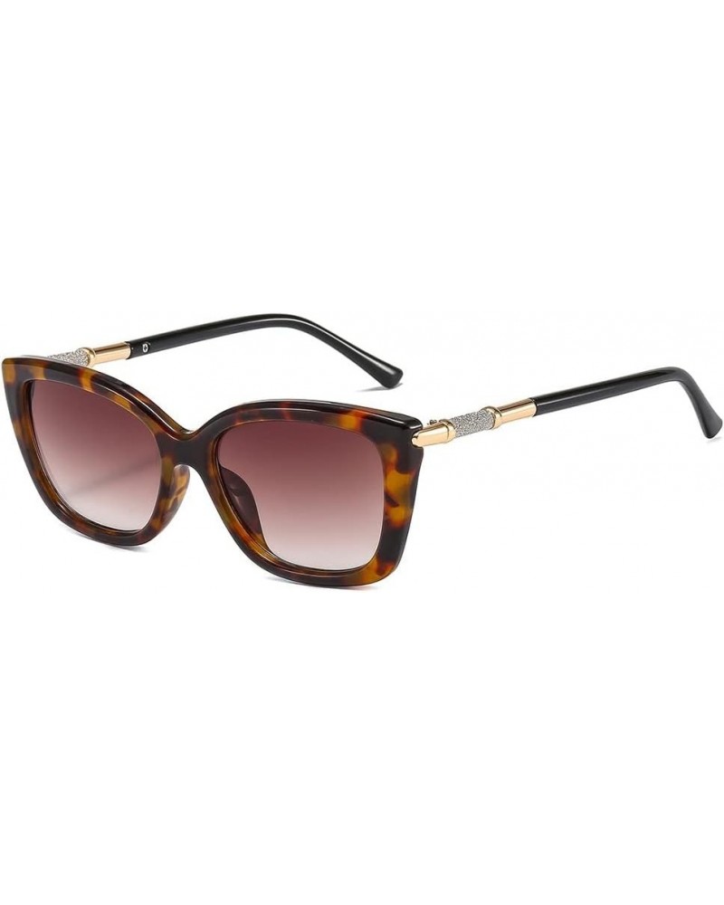 Square Metal Street Shot Men and Women Sunglasses Internet Celebrity (Color : D, Size : Medium) Medium D $13.87 Designer