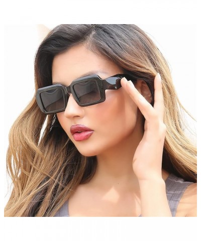 Men And Women Rectangular Outdoor Vacation Decorative Sunglasses G $18.94 Designer