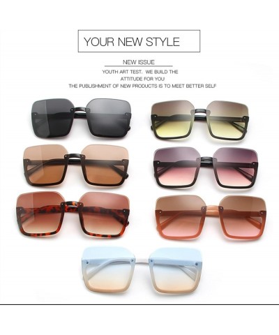 Square Outdoor Holiday Beach Outdoor Vacation Decorative Sunglasses For Men And Women B $10.34 Aviator