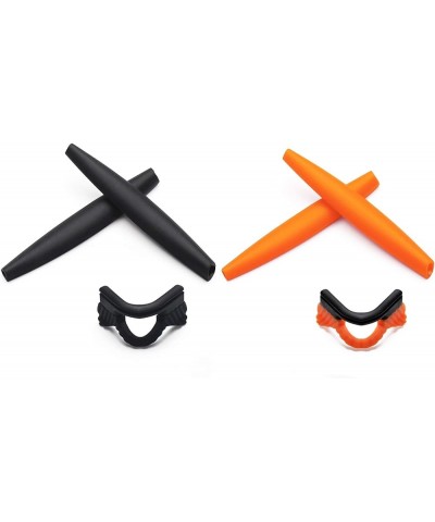 Replacement Earsocks & Nosepiece Rubber Kits for Oakley M Frame/Sweep/Heater/Strike/Hybrid Sunglasses Black & Orange $8.63 De...