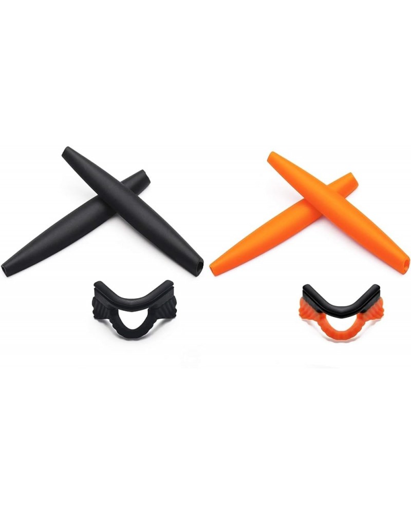 Replacement Earsocks & Nosepiece Rubber Kits for Oakley M Frame/Sweep/Heater/Strike/Hybrid Sunglasses Black & Orange $8.63 De...