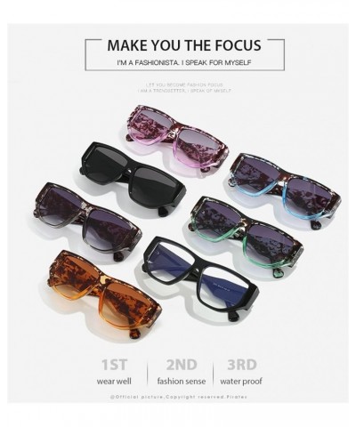 Men and Women Fashionable Decorative Sunglasses Outdoor Vacation Photo Sunglasses (Color : 7, Size : 1) 1 3 $16.47 Designer