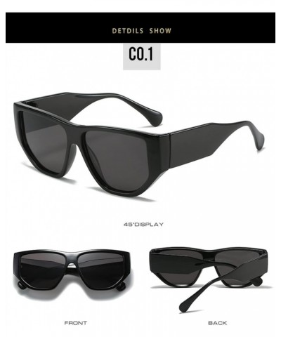 Men and Women Fashionable Decorative Sunglasses Outdoor Vacation Photo Sunglasses (Color : 7, Size : 1) 1 3 $16.47 Designer