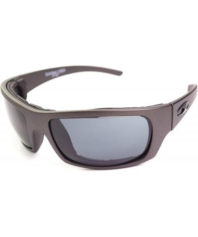 Stinger Gunmetal Biker Sunglasses Grey $66.63 Designer