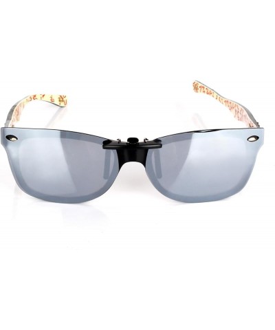 Polarized CLIP-ON Sunglasses for RAY-BAN RB5228 RX5228 Silver $9.68 Wayfarer