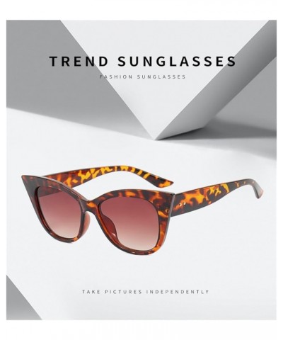 Fashion Cat Eye Women Sunglasses Large Frame Outdoor Vacation Decorative Sunglasses A $14.41 Designer