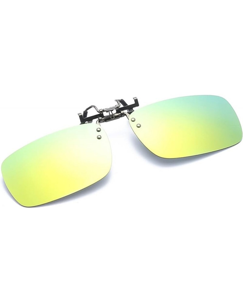 Clip-on Sunglasses Day Driving Beach Fishing Glasses Sunglasses (Color : C, Size : Medium) Medium C $17.66 Designer