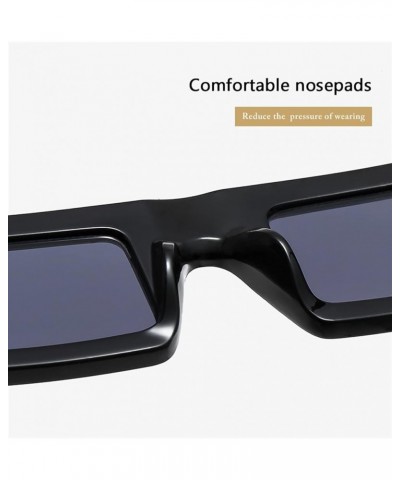 Small Box Candy Colored Sunglasses Retro Men and Women Fashion Decorative Sunglasses (Color : B, Size : 1) 1 D $11.93 Designer