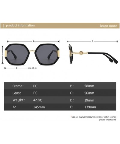 square Metal Women's sunglasses for women vintage glasses Eyewear 4 $30.00 Rectangular