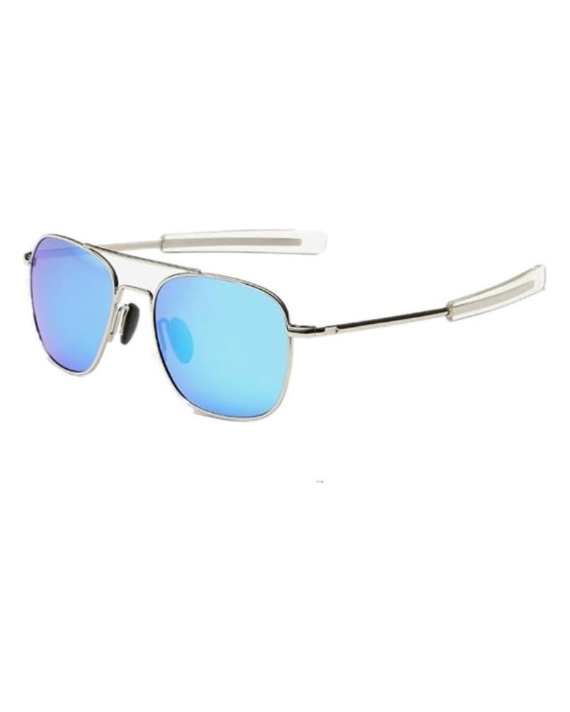 Men Retro Coating UV400 Polarized Sunglasses Male Sport Driving Sun Glasses Blue $7.79 Oval