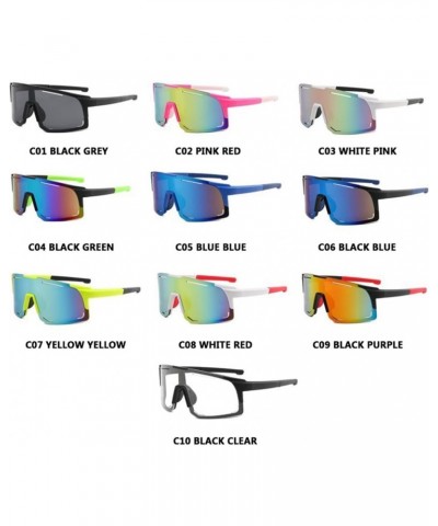 Cycling Glasses Sunglasses Men Cycling Sunglasses UV400 Sport Glasses 2023 Bicycle Glasses Sunglasses for Men (Color : BLUE B...