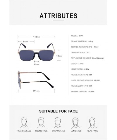 Men and Women Fashion Sunglasses Outdoor Vacation Sunshade (Color : D, Size : Medium) Medium C $15.73 Designer