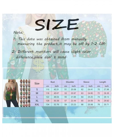 Women Plaid Long Sleeve Soft Christmas Sweatshirts Crew Neck Cute Funny Pullovers Tops Top Tee Blouse 2020-asdjutyeg-d-green ...