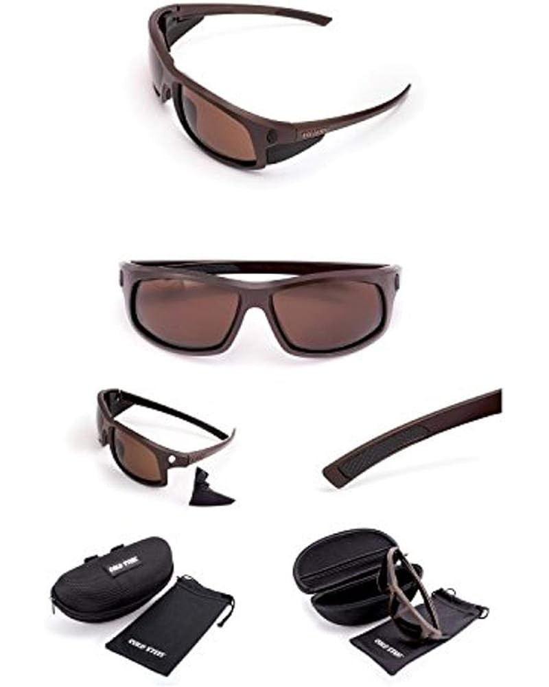 Battle Mark I Shades Matte Brown $28.90 Wayfarer