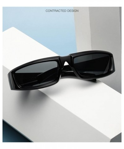 Punk Hip-hop Men and Women Trendy Styling Sunglasses (Color : G, Size : 1) 1 G $15.45 Designer